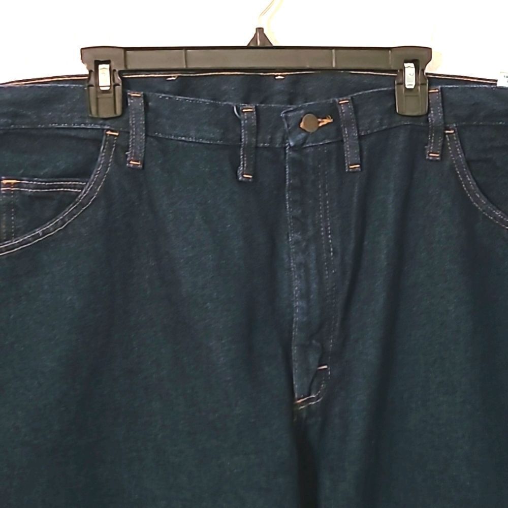 75% OFF Rustler Men's Bluejeans,  Dark Wash, Size 44 x 29, NWOT - Picture 2 of 6